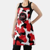 Trendred Black Cow Print Personalisiert Schürze (InSitu)