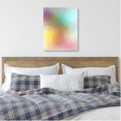Trendred Yellow Blue Lila Moderne Abstrakte Kunst Leinwanddruck (Insitu (Schlafzimmer))