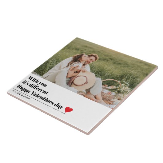 Trendromantisches Zitat | Valentines Bestes Gesche Fliese (Seite)