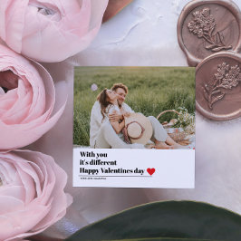 Trendromantisches Zitat | Valentines Bestes Gesche Geschenkanhänger