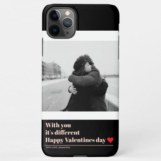 Trendromantisches Zitat | Valentines Bestes Gesche iPhone Hülle (Rückseite)