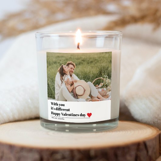 Trendromantisches Zitat | Valentines Bestes Gesche Quadratischer Aufkleber