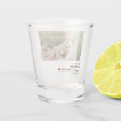 Trendromantisches Zitat | Valentines Bestes Gesche Schnapsglas (Rückseite)