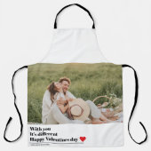 Trendromantisches Zitat | Valentines Bestes Gesche Schürze (Vorderseite)