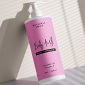 Trendrosa 8 OZ Hautpflege Flasche Wasserdicht Schaumweinetikett