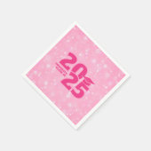 Trendrosa Abschluss Paper Serviette (Ecke)