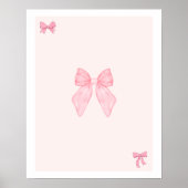 Trendrosa Bows Wall Art Set , Preppy Poster, Col Poster (Vorne)