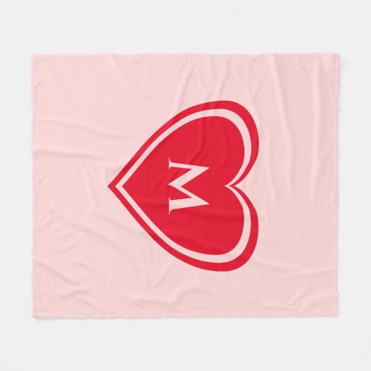 Trendrosa Fleecedecke (Vorderseite (Horizontal))