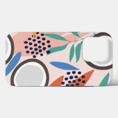 Trendrosa Grüner blauer Kokospalmenhain Case-Mate iPhone Hülle (Rückseite (Horizontal))