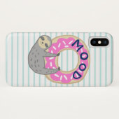 Trendrosa Iced Donut & Sloth Case-Mate iPhone Hülle (Rückseite (Horizontal))