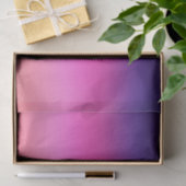 Trendrosa Neon lila und hellorange Gradienten Seidenpapier (Geschenk)
