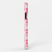 Trendrosa Polka Dot Pattern Case-Mate iPhone Hülle (Hinten/Rechts)