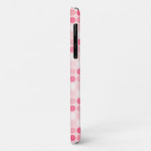 Trendrosa Polka Dot Pattern Case-Mate iPhone Hülle (Hinten/Links)