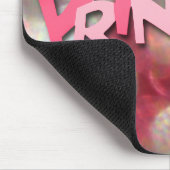 Trendrosa Prinzessin Bokeh Mousepad (Ecke)