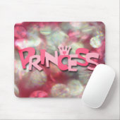 Trendrosa Prinzessin Bokeh Mousepad (Mit Mouse)