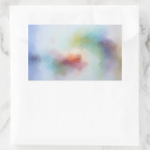 Trendrosa Rosa Gelb Orange Blue Green Custom Rechteckiger Aufkleber (Tasche)