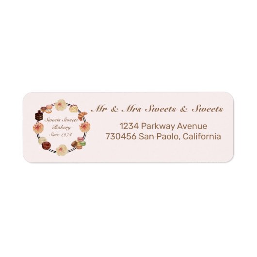 Trendrosa Süßigkeiten Bäckerei Aquädukt (Vorne)