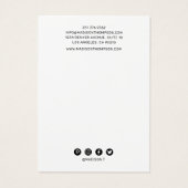 Trendrosa und goldfarbene Agate Hair Clip Display (Rückseite)