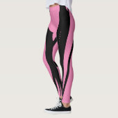 Trendrosa und schwarz leggings (Links)