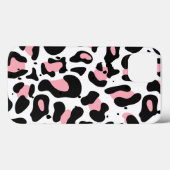 Trendrosa und schwarze Leoparden Case-Mate iPhone Hülle (Rückseite (Horizontal))