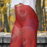Trendrotes Hypnotic-Wirbel-Muster Leggings<br><div class="desc">Faszinierender Stil: Machen Sie sich bereit, mit diesen Hypnotic Wirbel Leggings zu verzaubern! Diese Leggings sind kühl, farbenfroh und stilvoll und eignen sich hervorragend, um sich im Fitnessraum zu entspannen oder einen lässigen Tag zu verbringen. Komfortabel und doch auffallend, sind sie so konzipiert, dass sie Ihren einzigartigen Flair präsentieren. Lassen...</div>