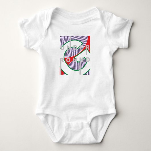 Trends der Runde Baby Strampler (Vorderseite)
