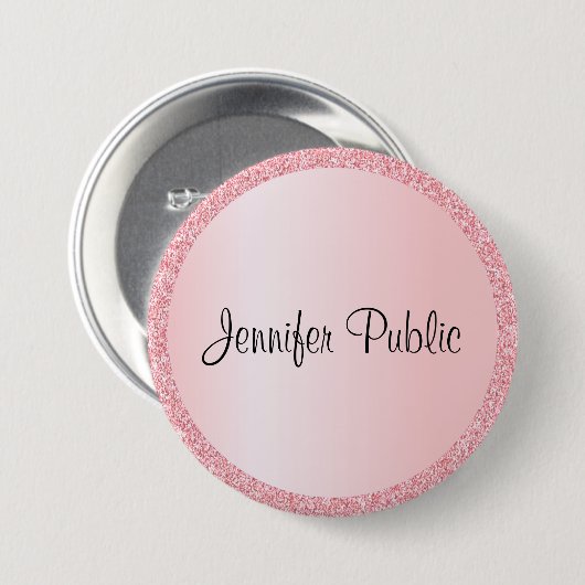 Trends für Personalisierte Monogram-Vorlage mit gr Button (Vorne & Hinten)