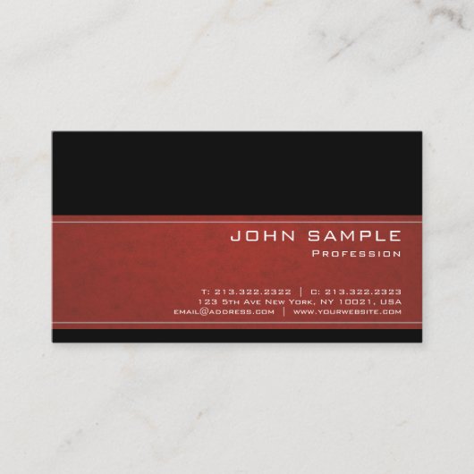 Trends kreatives Berufliches, modernes Design Visitenkarte (Vorderseite)