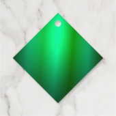 Trends zur Vorlage einer benutzerdefinierten grüne Geschenkanhänger (Rückseite)