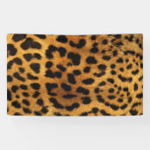 Trendschicker Tiermuster Braunleopard-Druck Banner (Horizontal)