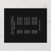 Trendschicker Tiermuster Braunleopard-Druck Flyer (Hinten)