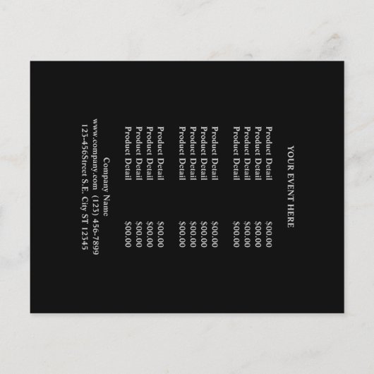 Trendschicker Tiermuster Braunleopard-Druck Flyer (Hinten)