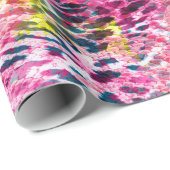 Trendschlange Haut Leopard Tierprint Mischung Nebe Geschenkpapier (Rolleneckpunkt)