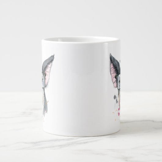 Trendschwanz Jumbo-Tasse (Vorderseite)