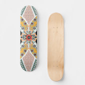 Trendschwarz-gelb-Tribal-Skateboard-Deck Skateboard (Vorderseite)