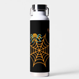 Trendschwarz schöne Spider Web Wasserflasche Trinkflasche