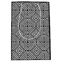 Trendschwarz-weiß-aztec Design-Geschenktasche