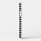 Trendschwarz-weiß-weißes Karo Case-Mate iPhone Hülle (Rückseite / Rechts)