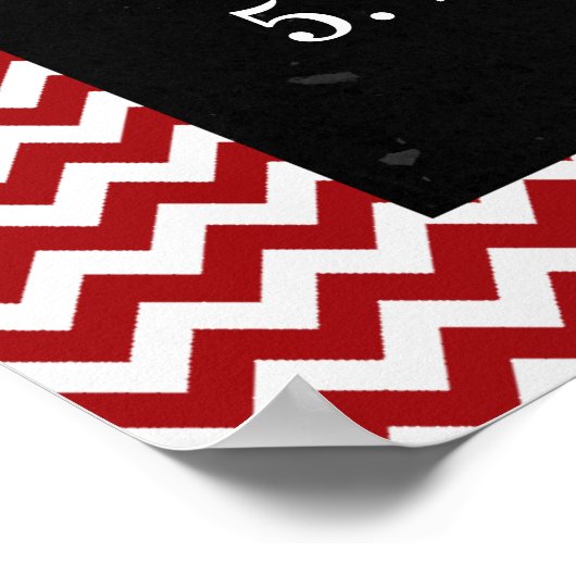 Trendsetter für Zickzack Klassenzimmer Regeln Post Poster (Ecke)