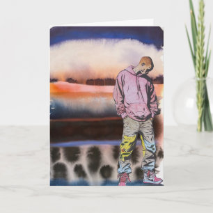 Trendsetter-Grußkarte (innen leer) Karte