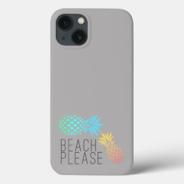 Trendsommer "beach bitte", farbenfrohe Ananas Case-Mate iPhone Hülle