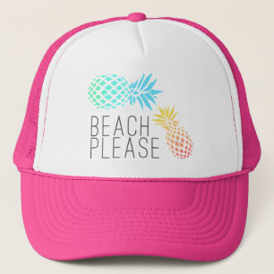 Trendsommer "beach bitte", farbenfrohe Ananas Truckerkappe