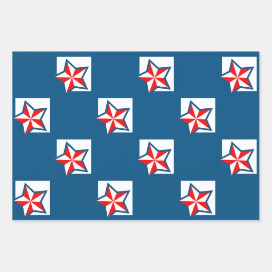 Trendstifte Wrapping Paper Flat Sheet Set 3 Geschenkpapier Set (Vorderseite 2)