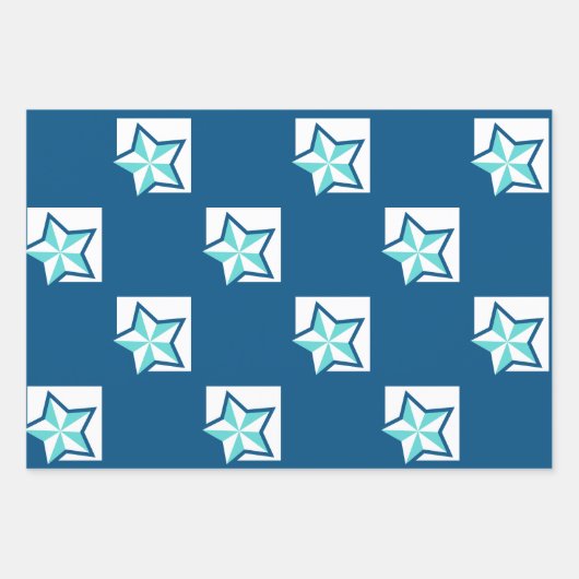 Trendstifte Wrapping Paper Flat Sheet Set 3 Geschenkpapier Set (Vorderseite 3)