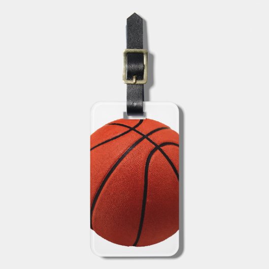 Trendstil Basketball Gepäckanhänger (Vorderseite vertikal)