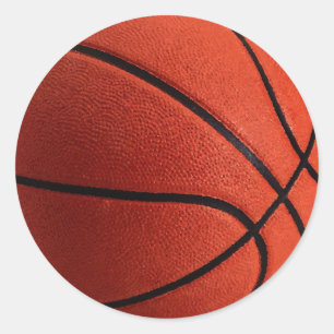 Trendstil Basketball Runder Aufkleber