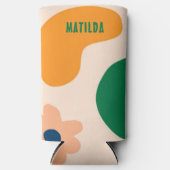 TrendSummer Colorful Abstrakt Rainbow Beach Selters Dosenkühler (Vorderseite)