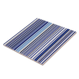 TrendSummer Navy Blue Boat Stripes Collection Fliese