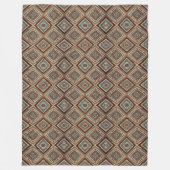 Trendtürkisch schöne alte Mustersammlung Fleecedecke (Vorderseite)