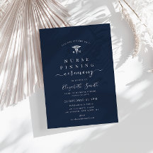 Trendtypografie Marineblaub